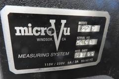 Micro-Vu Model 30 2 Video Measuring System w 2 Axis Micro-VU DRO w Q16 Metrology Computer
