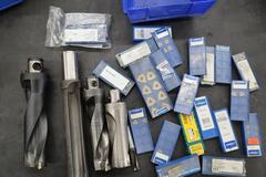 Komet Insert Thru Spindle Coolant Drills, Assorted Komet Insets