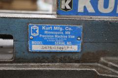 Kurt D-675 6" Machine Vis,e Steel Jaws, Handle