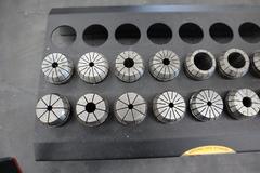 ER40 Flex Collets with Huot Divider Rack