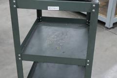 Starrett Granite Surface Plate, Pink, 2-Ledge, with Stand - 24"  18" x 4"