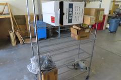 Metro Style Cart w 5 Shelves and Contents