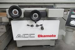 Okamoto ACC 12.24DX 3-Axis Hydraulic Surface Grinder with Incremental Down Feed, Heidenhain DRO for Cross Feed, 12"x24" Chuck, Coolant System with Paper Filtration