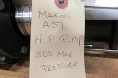 Grundfos MG100LC2-2828FT130-H3, Makino A51 HP Coolant Pump, 500 PSI Max, ***New Never Hooked Up***
