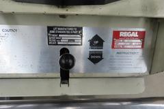 Regal Model RBP66 Electric Lift Table, 1000 LB CAP W Shop Made Hook Hoist