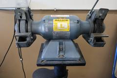 Baldor 7307 6" Double End Pedestal Grinder, 1/2 HP, Work Rests, Eye Shields, Single Phase
