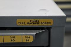 Huot Drill Index, Taps - 5 Drawer