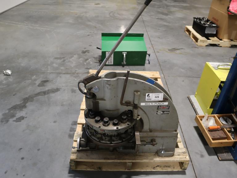 Di-Acro No. 12 Manual Hand-Operated Turret Punch Press, 12 Station