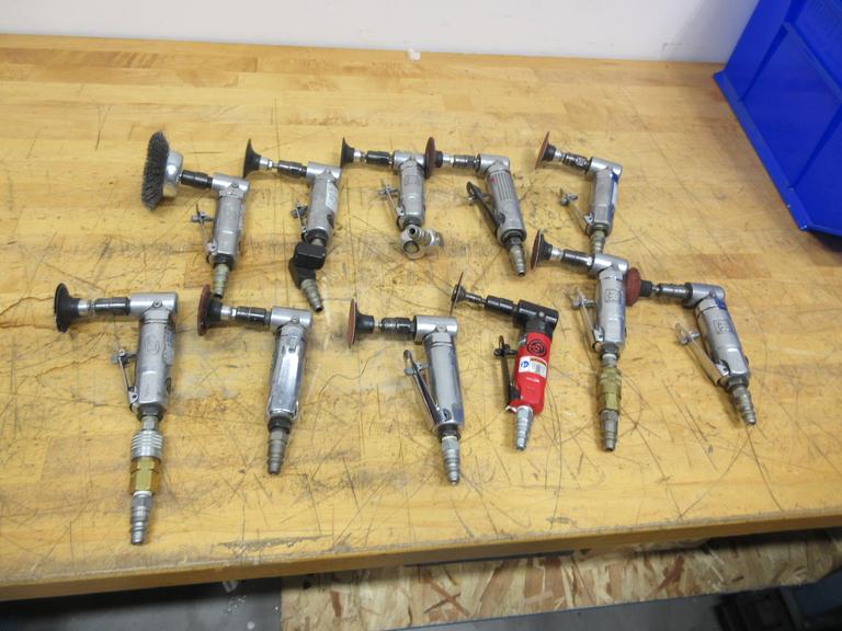 Ingersoll Rand & Chicago - Pneumatic Right Angle Die Grinders (11)