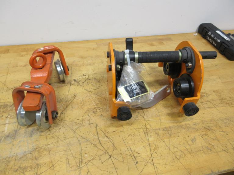  Accolift 1/8-Ton Adjustable Trolley 2"-8" & 2" Trolley