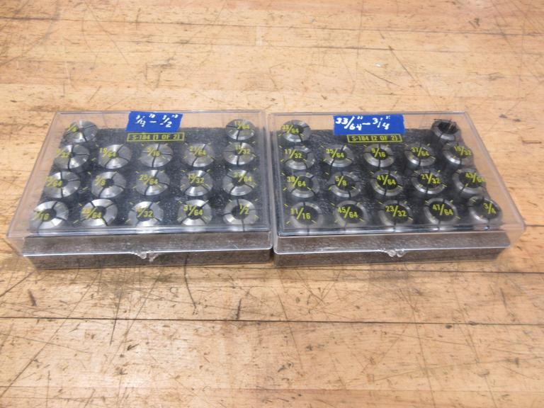 Erickson 180DA Collets 1/4"-3/4"