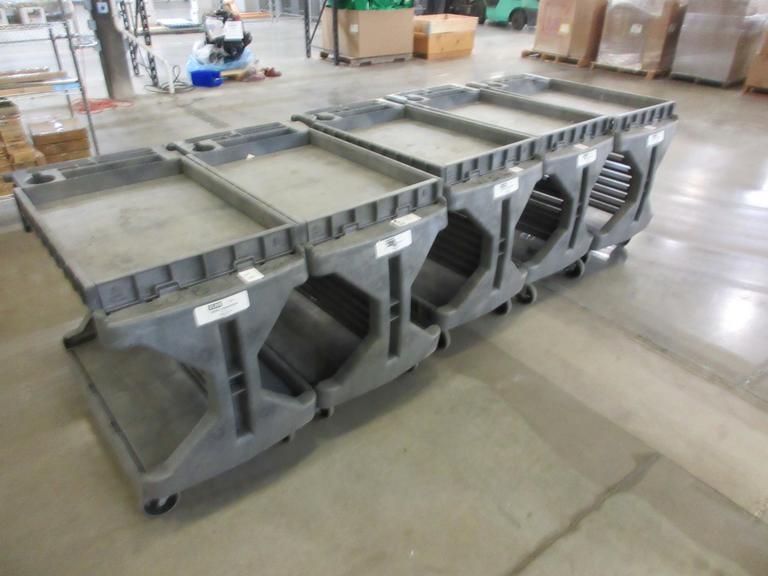 Uline H-1495 Mobile Workstations, (5)