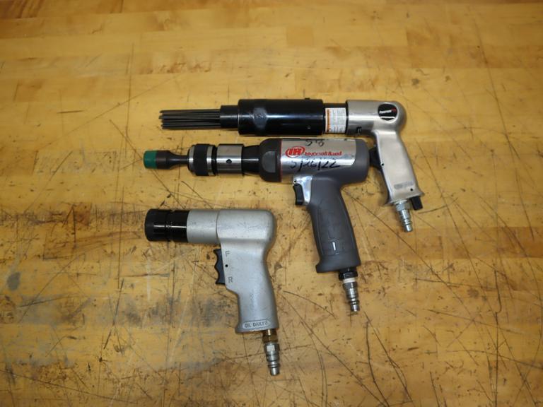 Assorted Pneumatics Lot | Spin Rivet Nut Tool , Needle Scaler, Air Hammer