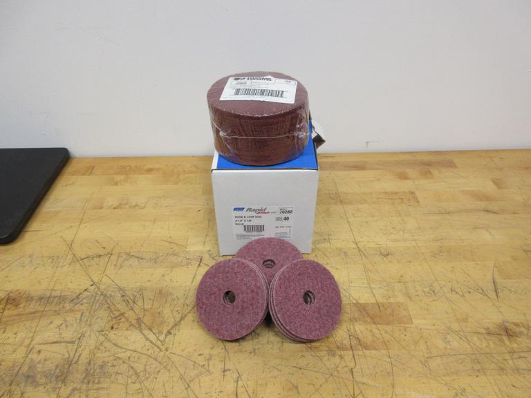 Norton Hook & Loop Disc's 4-1/2" x 7/8" Medium Grit & Standard Abrasives 6-1/2" Buff & Blend Discs