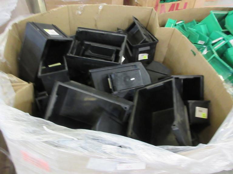 Plastic Bins, Large Assortment of Small, Medium and Large in 42" x 38" x 40" Gaylord Box
