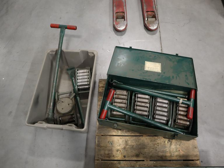 Hilman Rollers 24Ton FT Deluxe Riggers Kit 6 Diamond Swivels 