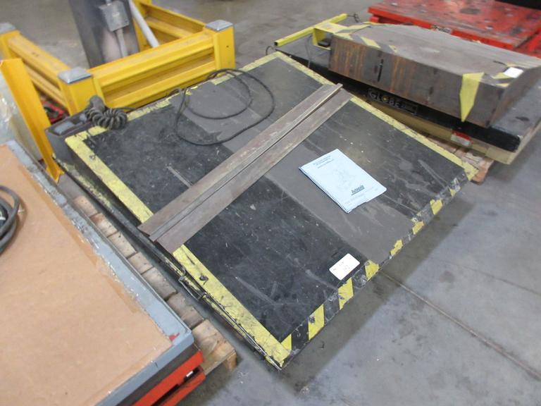 Autoquip Series 35 Scissors Lift  with 56" x 48" Table, Transition Ramp, Remote Foot Trip