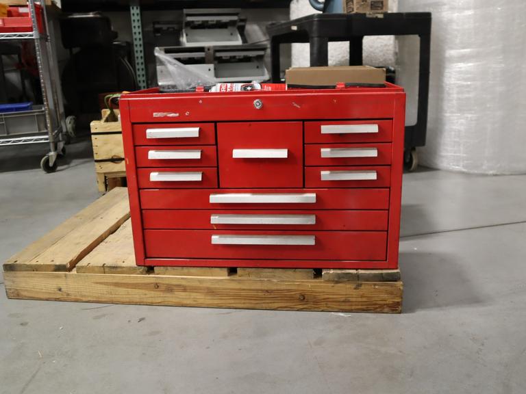 10-Drawer Benchtop Tool Box w/ Contents