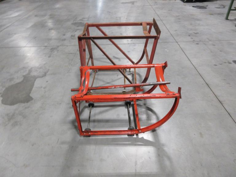 Steel Drum Cradle with Wheels for 55 Gallon Barrels (2 pcs)