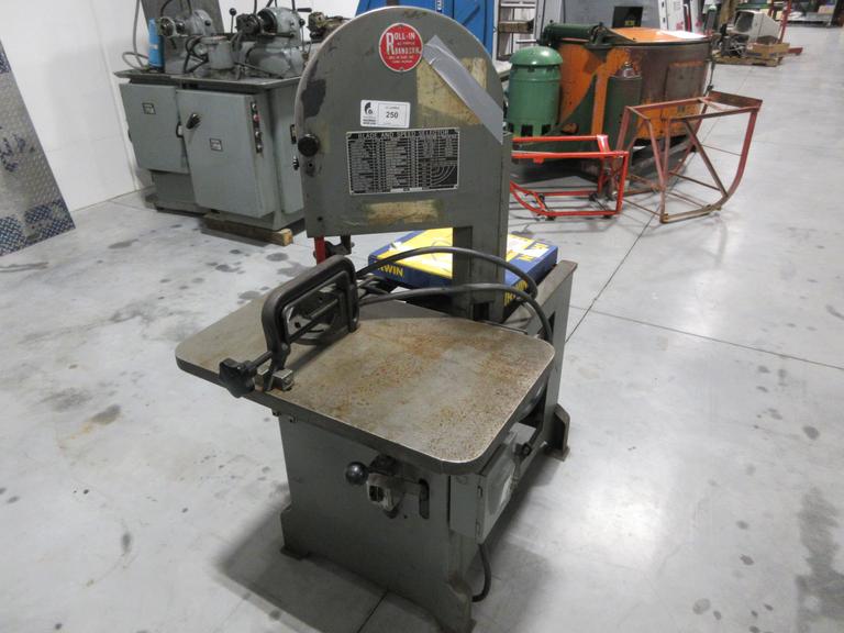 Roll-in Saw - All Purpose Horizontal Bandsaw w/ Extra Blade - 12-Speeds 50-500RPM