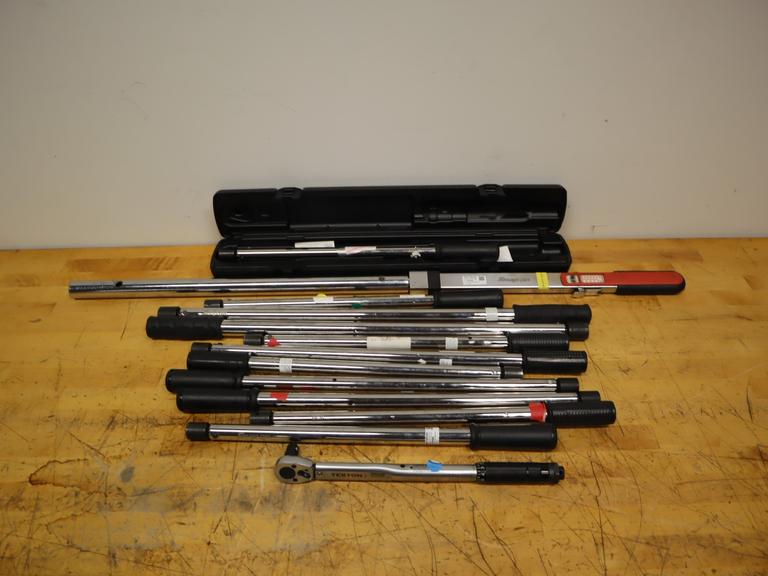 Snap-On & CDI & MORE! Large Assortment Of Torque Wrenches 10 ft-lb to 600 ft-lb