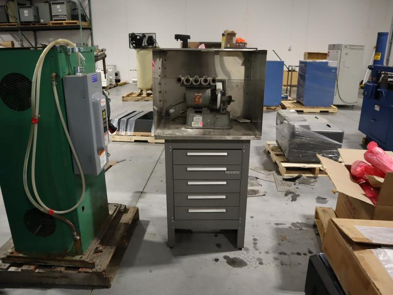 Black Diamond 2C Drill Grinder, 1/2" Max Diameter, Collets &  Wheels, Kennedy Cabinet and Shroud