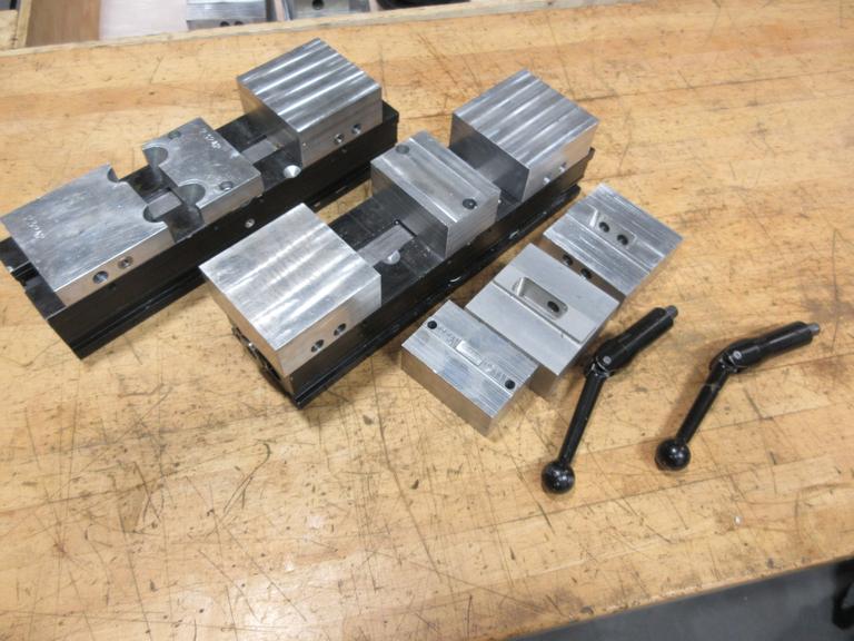 Chick BL-4 4" Double Lock Machine Vise (2) – Extra Jaws & Handle