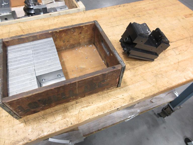 5-Axis 100MM/4" Centering Vice w/ Schunk VERO-SPA40 & Dozens of Aluminum Soft Jaws