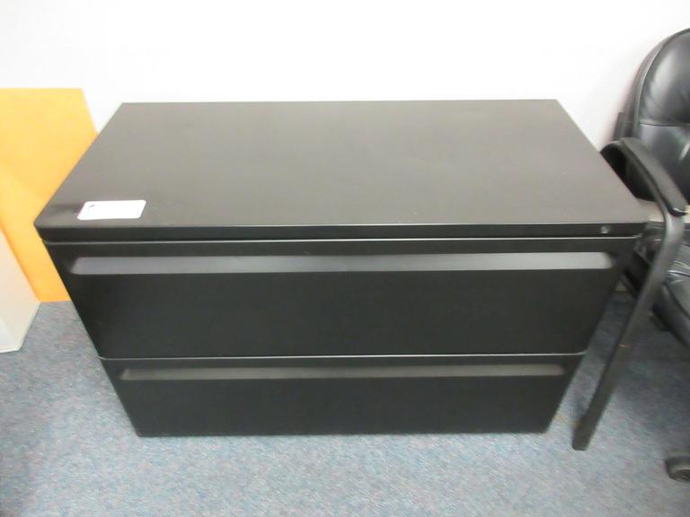 Horizontal 2 Drawer Metal File Cabinets (2pcs)