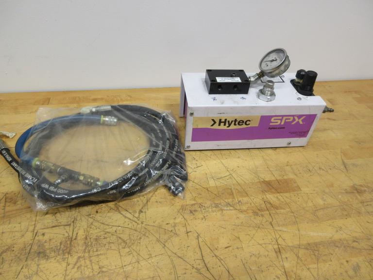 Hytec Air Powered Hydraulic Pump W/ Hose & Connectors 4800 PSI
