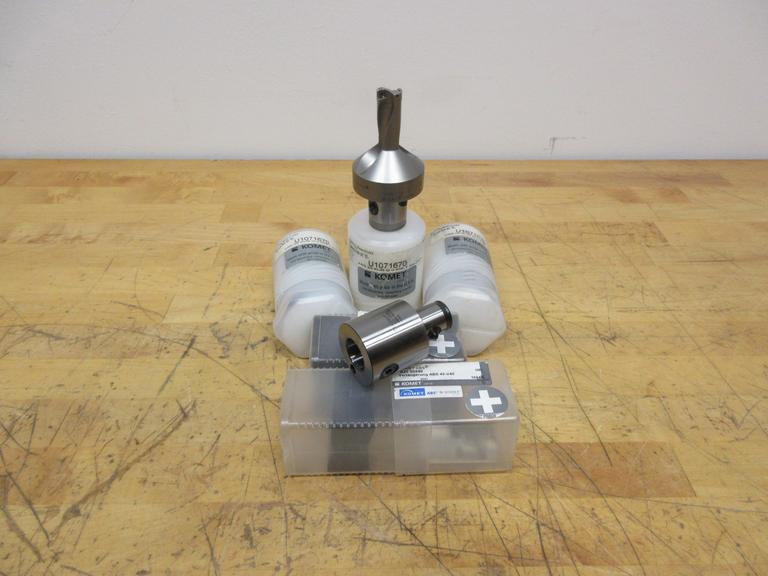 KOMET .656" 2XD Drill Bodies (3) & KOMET ABS Extension Adapters (2) **NEW**