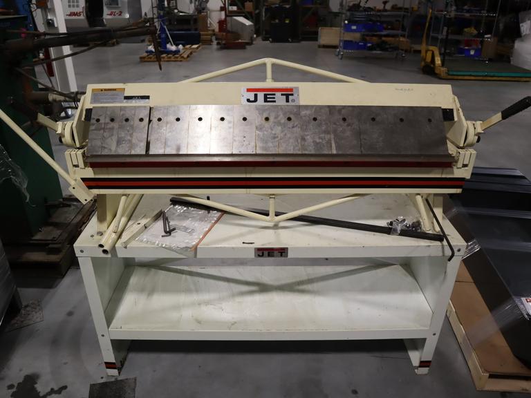 JET BP-1648H 48" 16GA Bench Hand Brake with JET Floor Stand S-48N – Sheet Metal Bending Machine