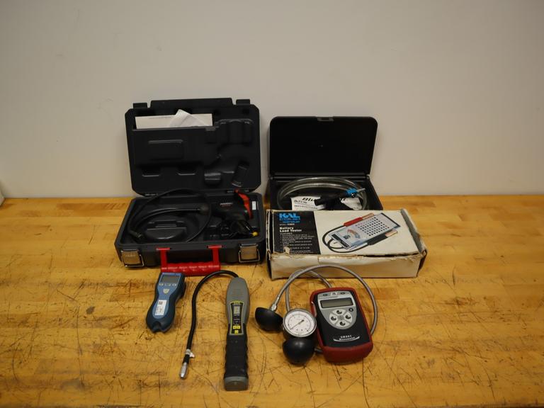 Industrial Maintenance Diagnostic Tool Lot – Ridgid Micro CA-25, Monarch PT99, BluePoint RADKITPLUSJR & More