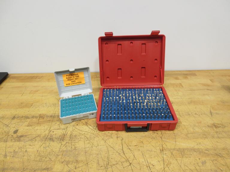 Meyer Gage Pins W/ Case .011"-.06" & Generic Pin Gage Set .061"-.250