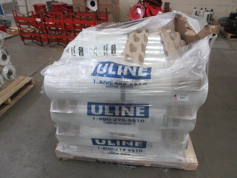 Uline S-8143S,  20" Shrink Wrap Rolls for Wrapping Machine, Partial Pallet, Approx 23 Rolls