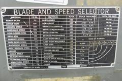 Roll-in Saw - All Purpose Horizontal Bandsaw w/ Extra Blade - 12-Speeds 50-500RPM