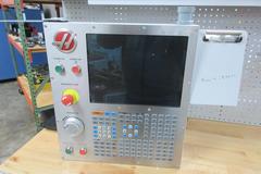 Used Haas 32-6027 FRONT PANEL ASSY MILL STORAGE CABINET W/ LCD DISPLAY