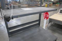 Work Bench, Heavy Duty Steel with Wood Top and Drawer, Portable