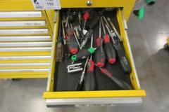 Kennedy 15-Drawer Locking Tool Chest, Portable with Keys and Contents