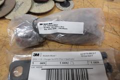 3M and Other Roloc Abrasives, Scotchbrite Polishers, (2) Rolls 3M Utility Cloth 1" x 80 Grit