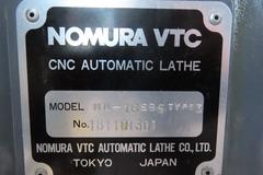 Nomura NN-16SB6 Type 3 CNC Swiss Type Automatic Screw Machine, Mitsubishi M70, Edge Bar Feed, MP HP Coolant (NEW 2018)