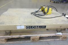 Globe International AA-2-36, 32" x48" Scissor Table, 2000 LBS Lifting Capacity, Remote Foot Switch