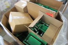 Plastic Bins, Large Assortment of Small, Medium and Large in 46" x 38" x40" Gaylord Box