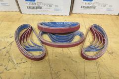 Norton 1/2" x 12" 40 Grit (7) & 1/4" x 12" 120 Grit (6) File Belts (NEW IN BOX) 