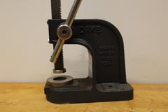 DAKE CORPORATION Arbor Press: 1 Ton Force in Tons, 3 1/2 in Swing