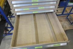 Kennedy 10-Drawer Portable Storage Cabinet with Key