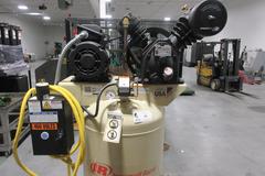 Ingersoll Rand 2340L5-V 2-Stage Electric Driven Reciprocating Air Compressor 5Hp 60 Gal Tank 175 PSI