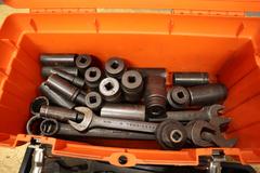 Snap-On 1/2" Pneumatic Impact Wrench w/ Sockets & Tool Box