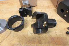 Assorted Lathe Tooling - Haas Static Tool Holders (2) & Hardinge 5C Emergency Collet