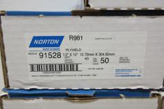Norton 1/2" x 12" 40 Grit (7) & 1/4" x 12" 120 Grit (6) File Belts (NEW IN BOX) 